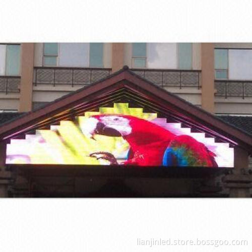 LED Display with DIP 1R1G1B, 300 to 500 Rates and 16mm Pixel Pitch